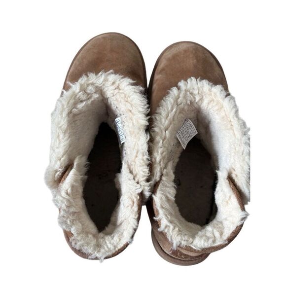 UGG Classic Gem Mini Bootie Boots Tan size 10 Suede - Picture 5 of 8